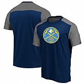 Denver Nuggets Fanatics Branded Iconic Blocked T-Shirt Navy,baseball caps,new era cap wholesale,wholesale hats